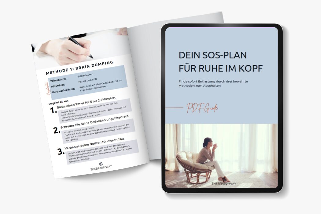 Mockup SOS Guide Ruhe im Kopf