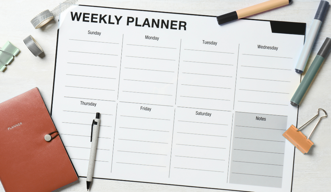 Wochenplan erstellen in 5 Schritten: Tipps zur besseren und stressfreien Planung