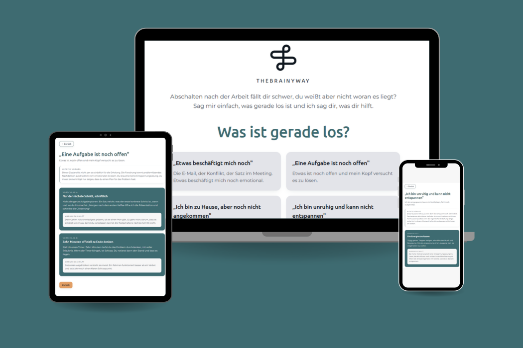 mockup-abschalt-app-ruhe-im-kopf-p Mockup der Online Abschalt App für mehr Ruhe im Kopf und mehr Erholung im Feierabend