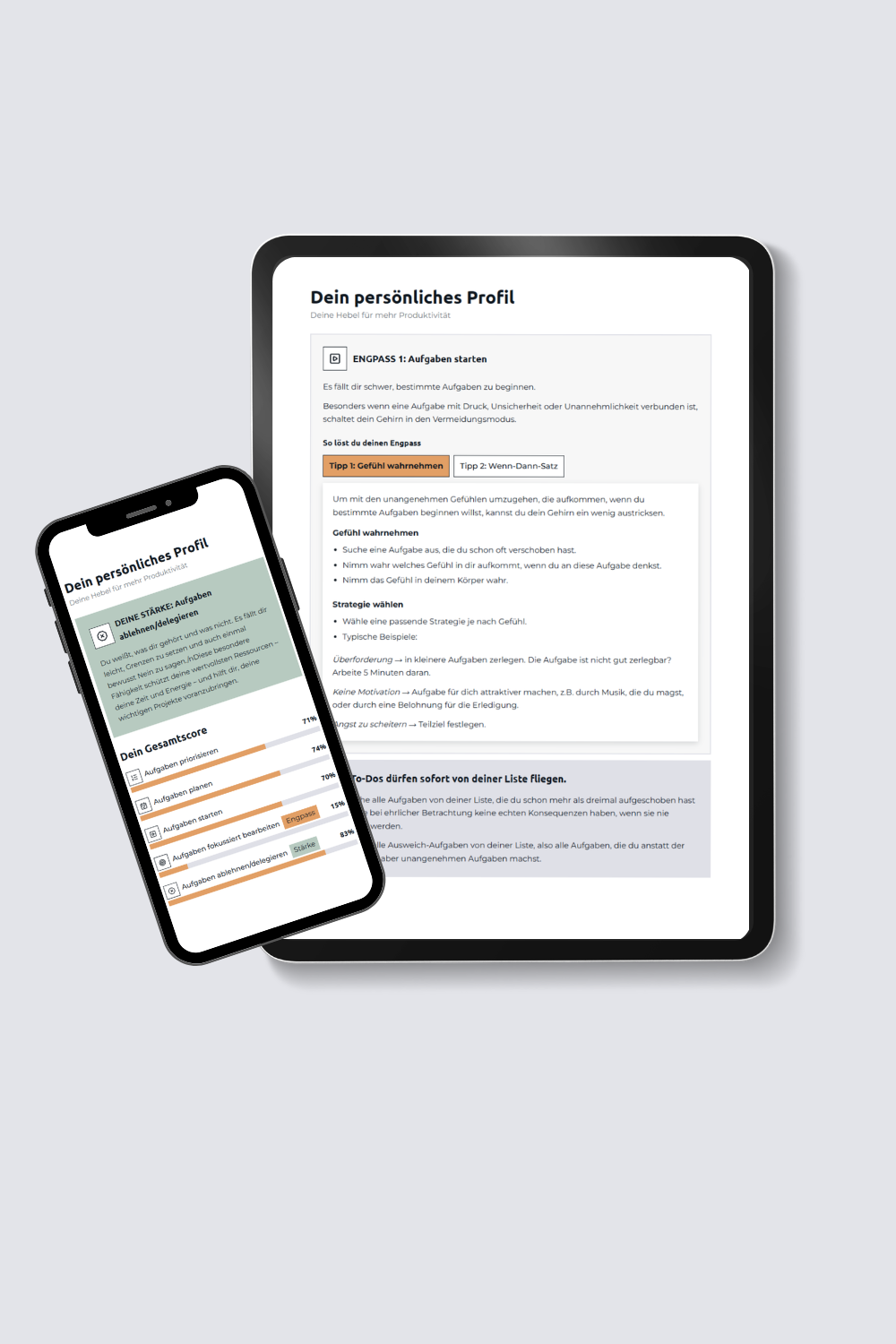 mockup-engpass-checkerin-hoch Mockup Online App Reduktion To-do-Liste